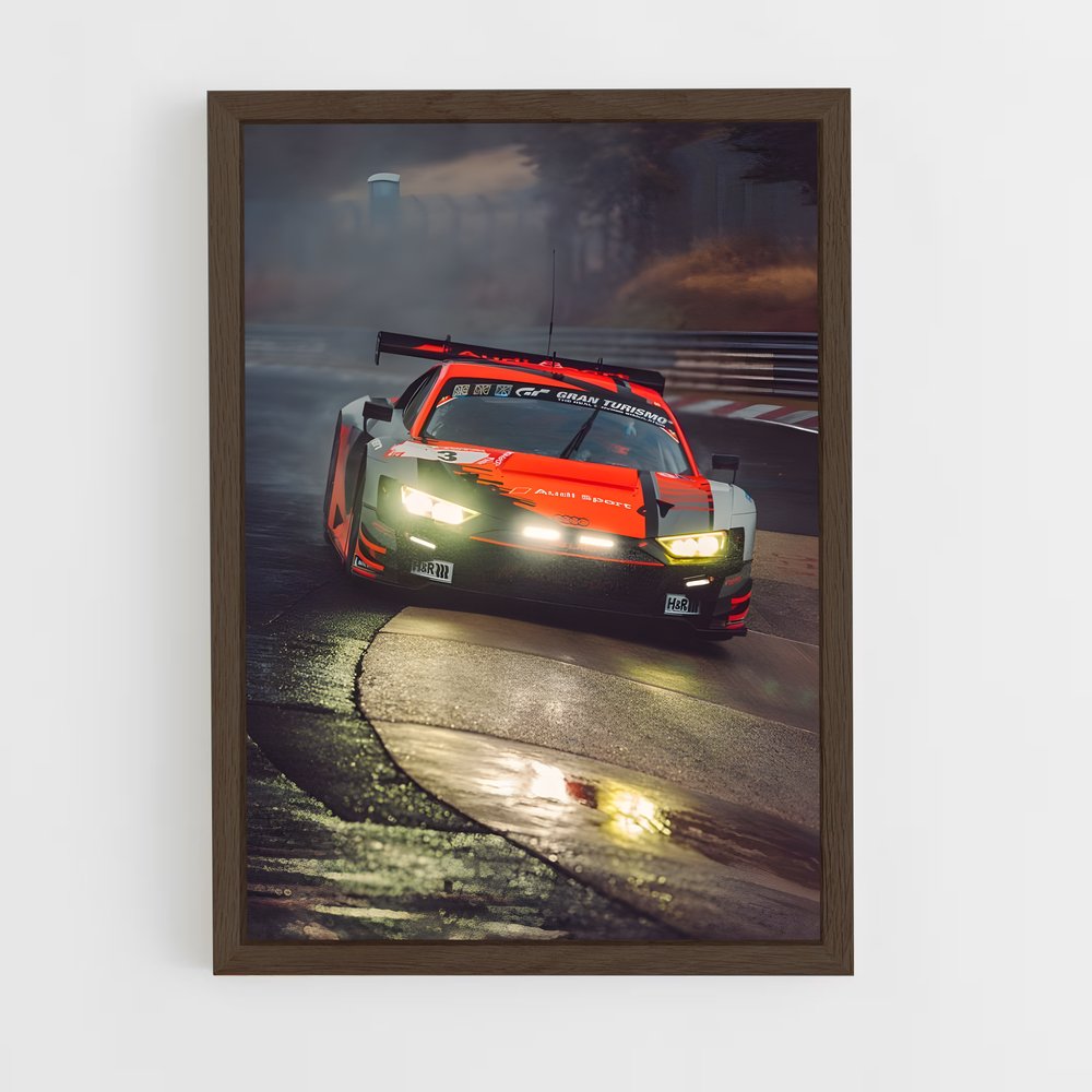 Poster Nuit Glissante – affiche Audi (vue 5)